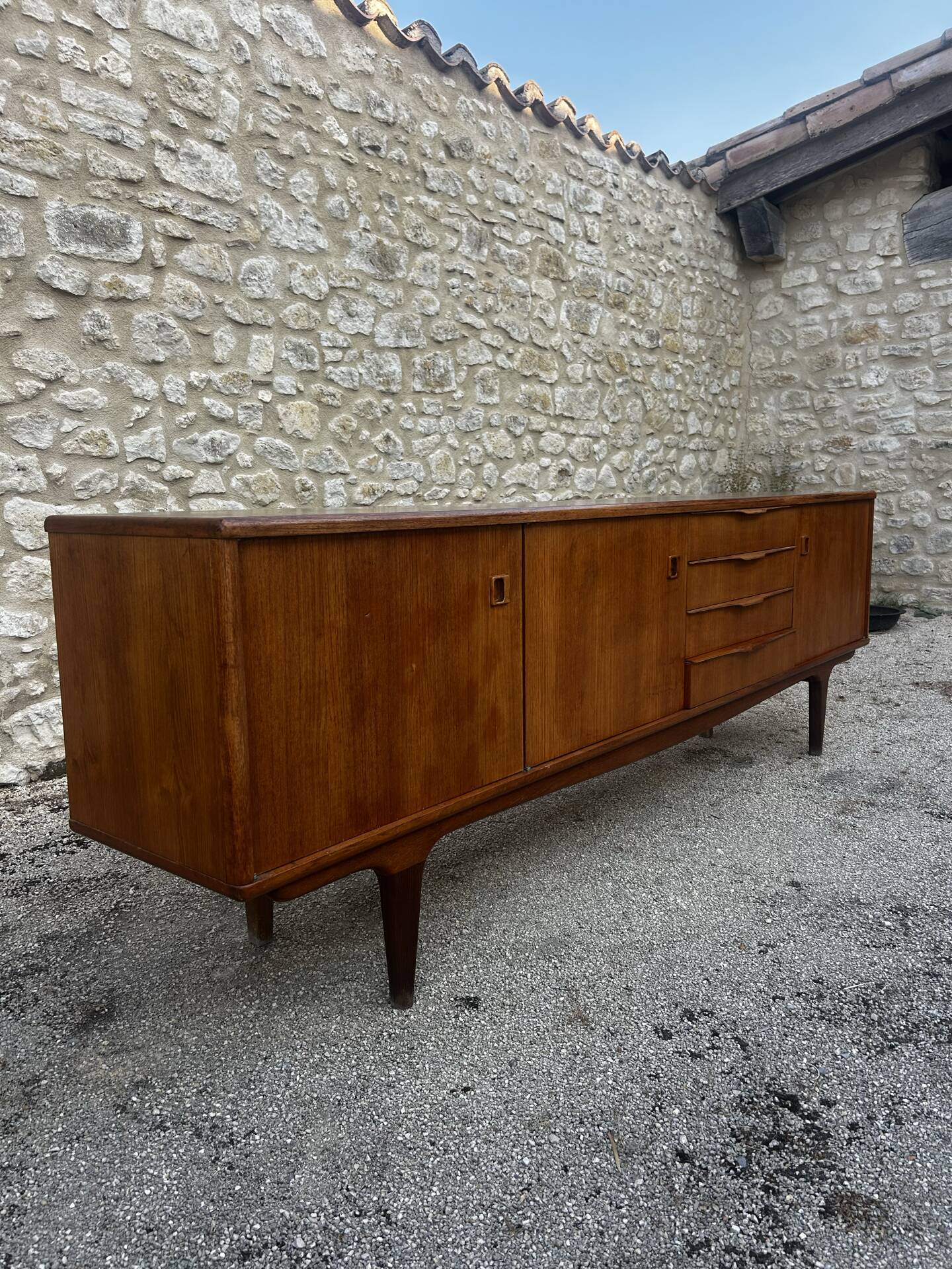 Vintage Scandinavian sideboard - 250 cm