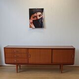 Modernist long sideboard of the 1970s.
