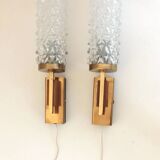 Pair of Scandinavian wall lights from the 70s
