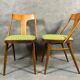 Set of 4 renovated vintage chairs, mier edition, czech vintage 1960s