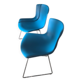 Knoll HARRY BERTOIA chair original blue collection