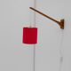Scandinavian Mid-Century modern Wall lamp/swing teak lamp