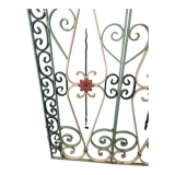 Old wrought iron 2-door gate