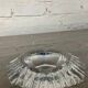 Val St Lambert hexagon ashtray in cut crystal