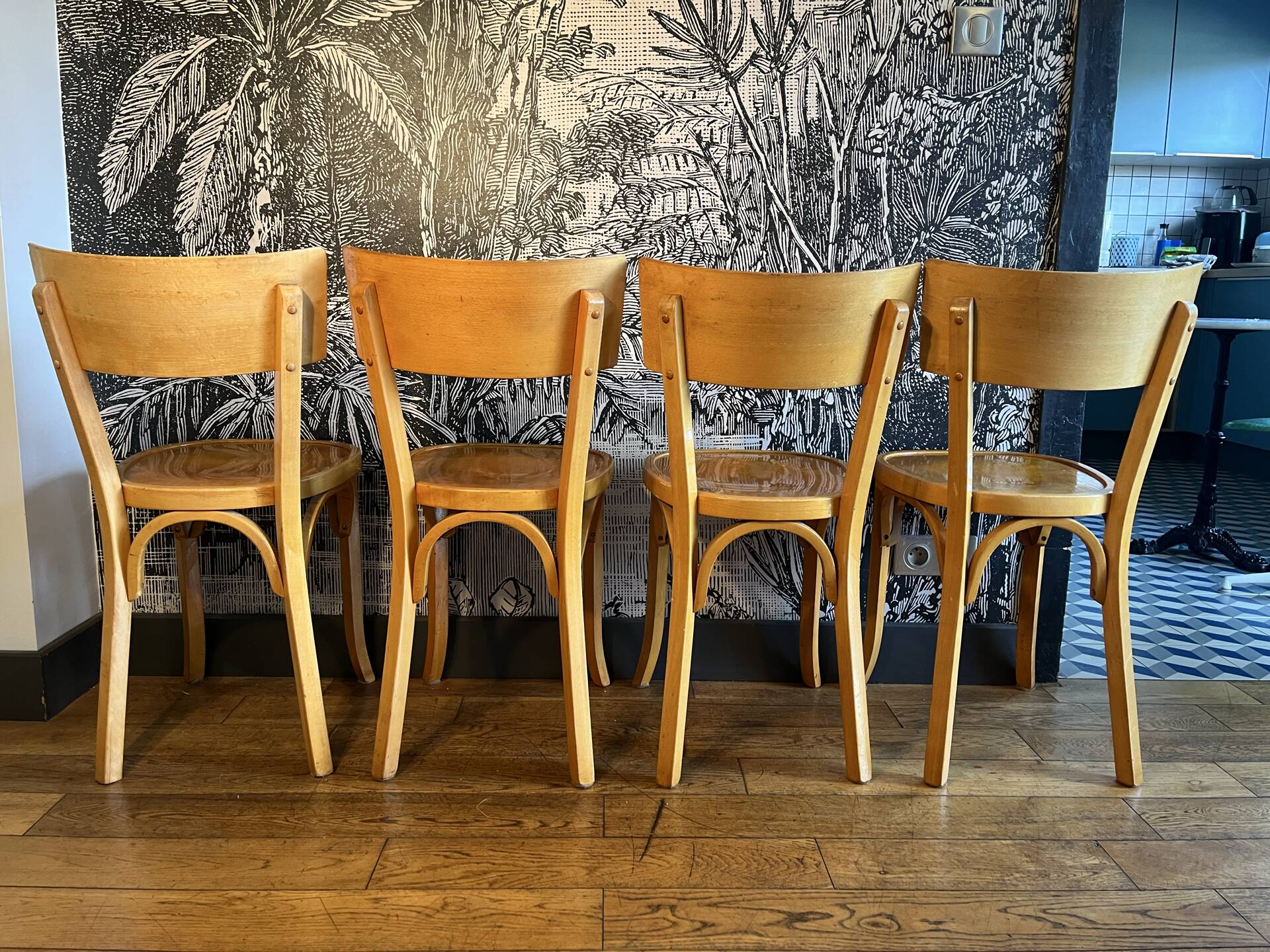 4 Baumann bistro chairs