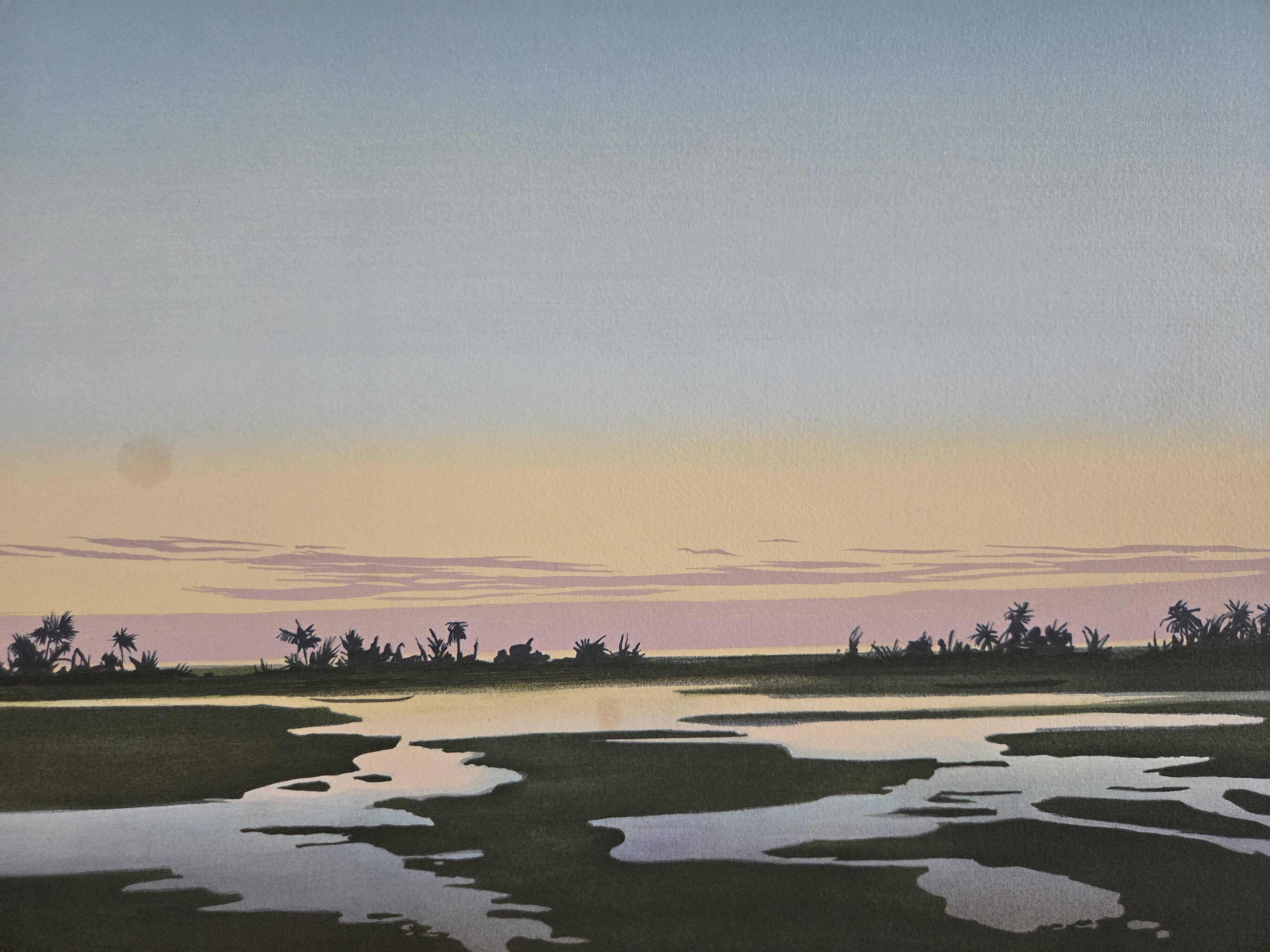 Litographie Michèle Battut
