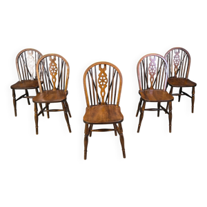 ensemble de 5 chaises