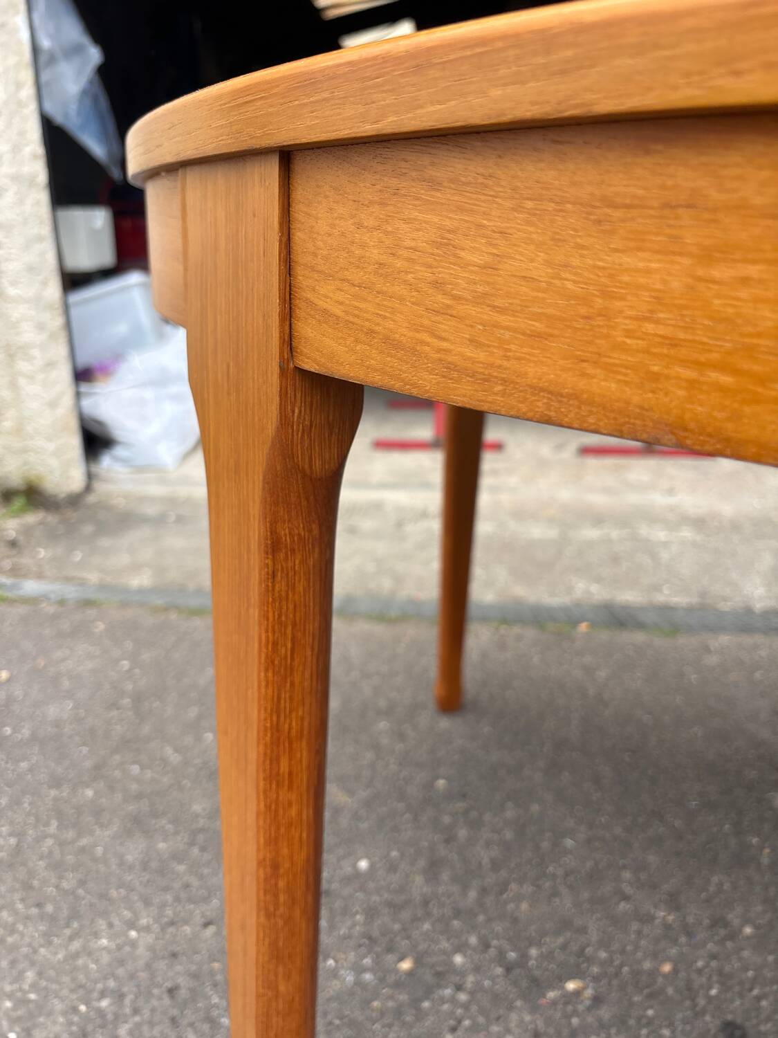 Scandinavian elm table