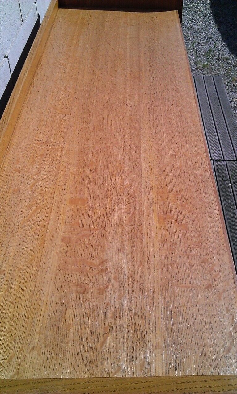 1950 blond oak buffet