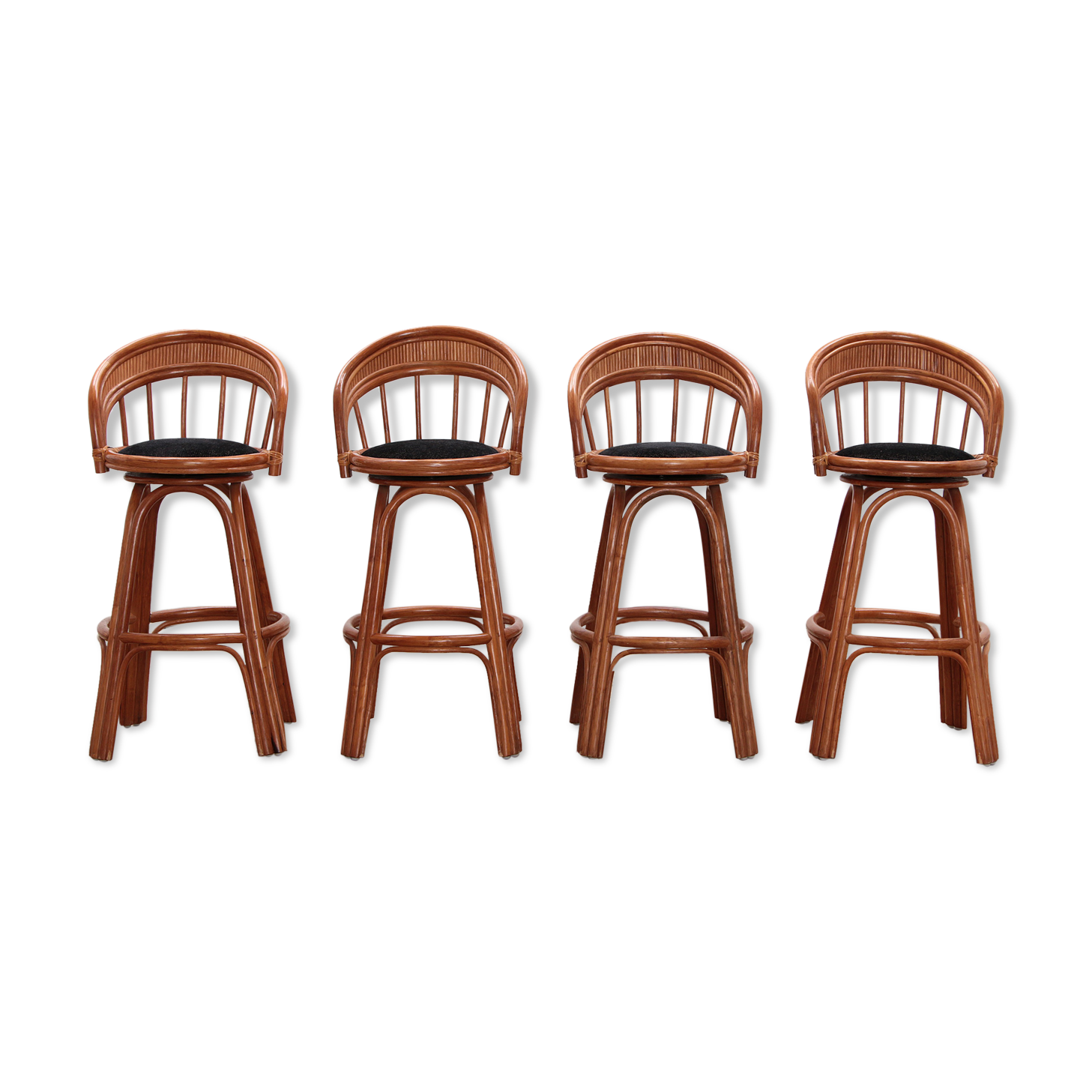 Bamboo bar stools 1970 France