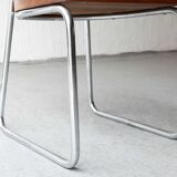 Set of 4 'B257' dining chairs by Emile Guillot, 1920s