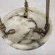 Scandinavian alabaster pendant, Sweden, 1940