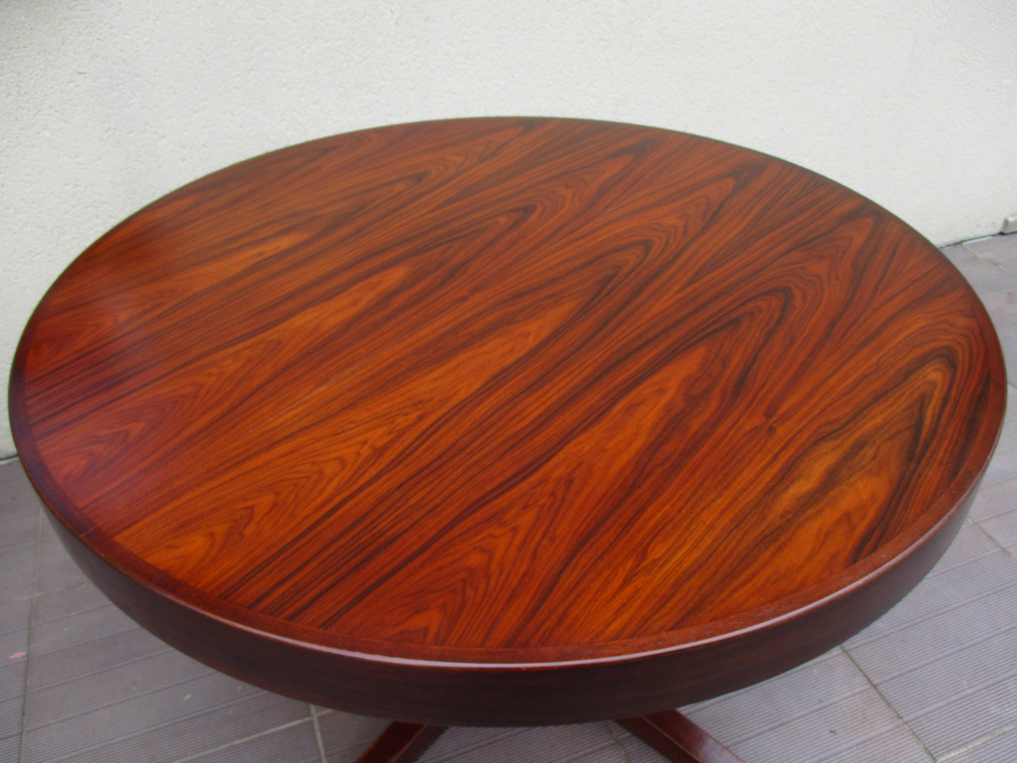 Scandinavian table Scandinavian rosewood vintage extendable