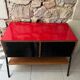 Vinyl storage furniture Manufrance from the 1960s
