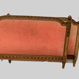 Louis XVI style bed in patinated hetre XX century