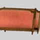 Louis XVI style bed in patinated hornbeam, 20th century.