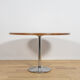 Mid-Century Round Walnut Dining Table, Denmark, 1970s