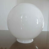 Ceiling lamp opaline ball white 30 years 40