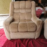 Pair of design armchairs 70