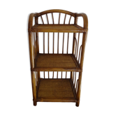 Vintage rattan and wicker laying floor