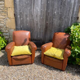 Pair of club chairs