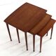 Jørgen Aakjær Jørgensen for Møbelintarsia nesting tables - danish design
