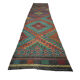 Tapis vintage turkish kilim runner 335 x 63 cm