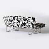 Moment sofa by Niels Gammelgaard for Ikea, 1980s with animal print upholstery