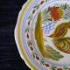Old HB Quimper Plate Traditional Hand-Painted Rooster Decoration Earthenware 25cm