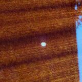 Mahogany dining table with extension cords