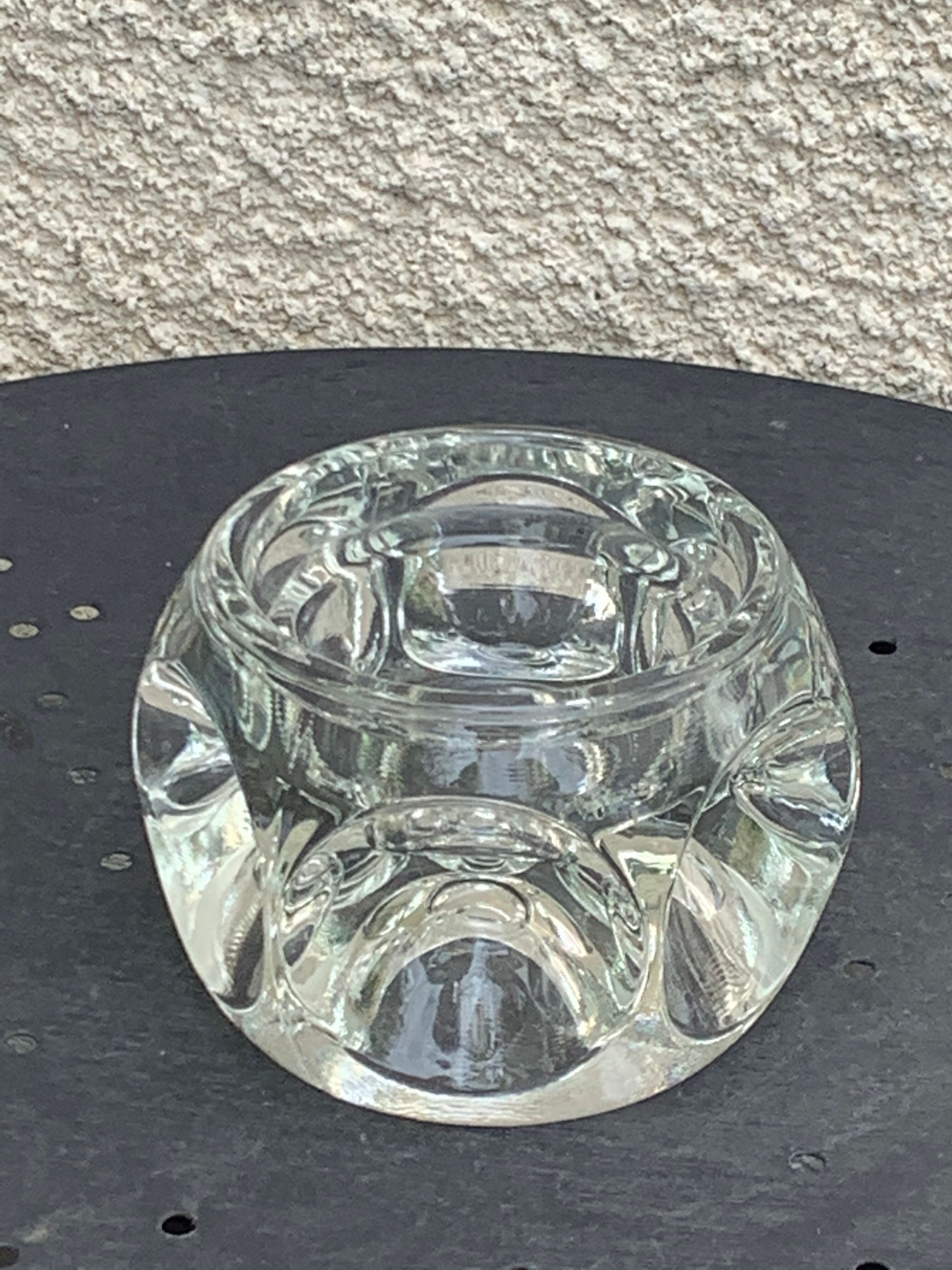 Glass ashtray 1970