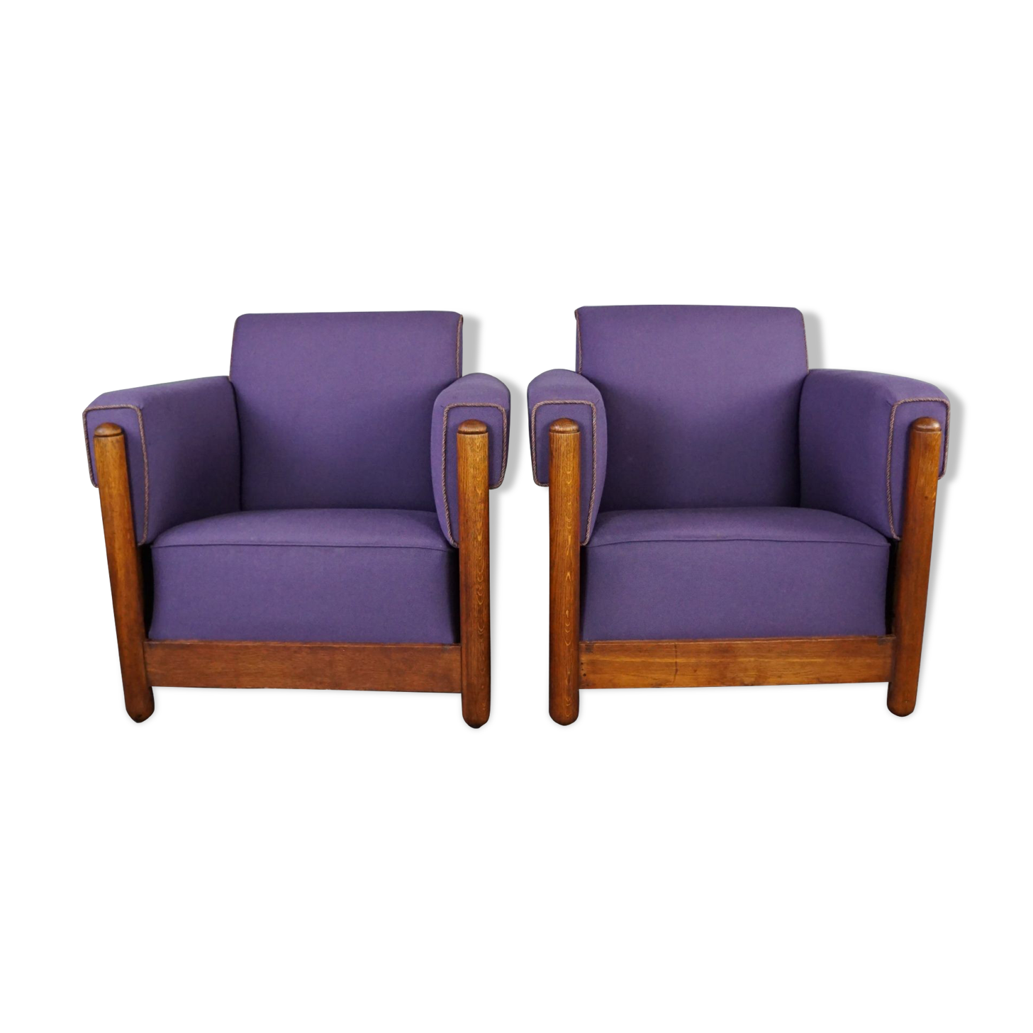 Set de 2 fauteuils Art Déco Amsterdam School