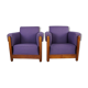 Set de 2 fauteuils Art Déco Amsterdam School