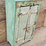 Old bedside table - tribal cabinet in Burmese teak