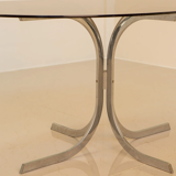 70's oval dining table