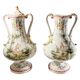 Pair of vases, Marseille earthenware factory, Joseph Gaspard Robert