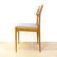 Set de 6 chaises, espagne, 1960's,