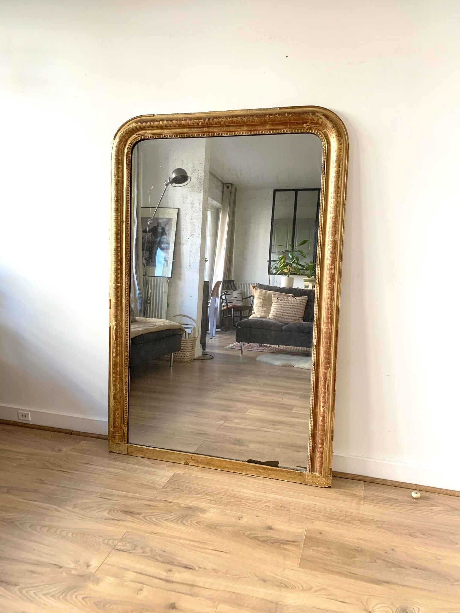 Mirror Louis Philippe old gilded 143x96cm