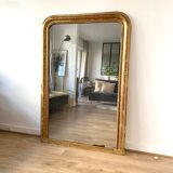Miroir Louis Philippe ancien doré - 143x96cm