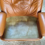 Fauteuil cuir Michel Cadestin pour Airbone