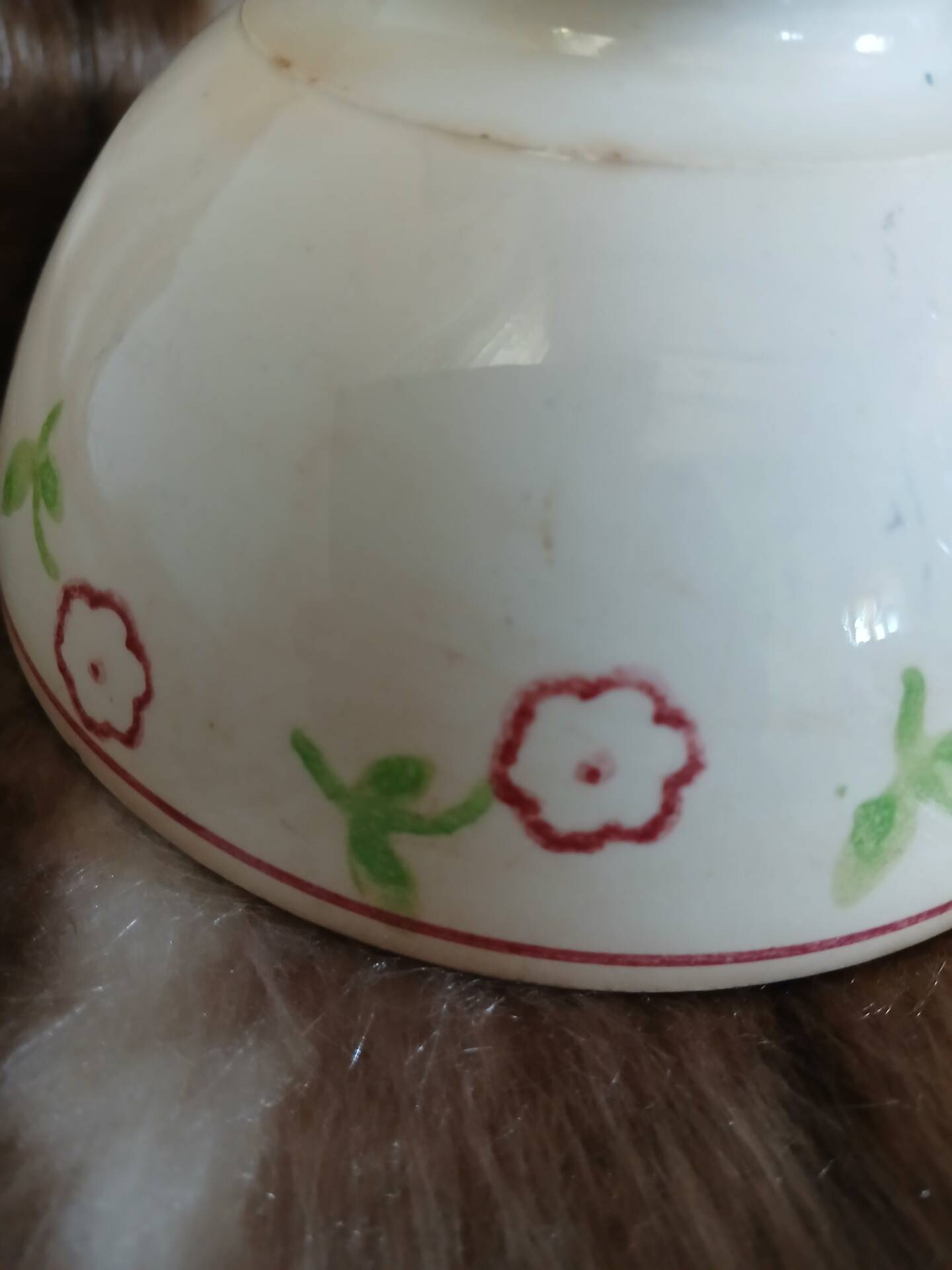 Small antique Digoin bowl