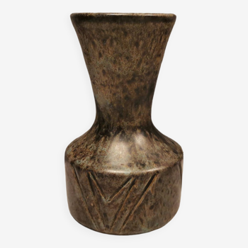 Vase from Løvemose keramik, Denmark 1970s.