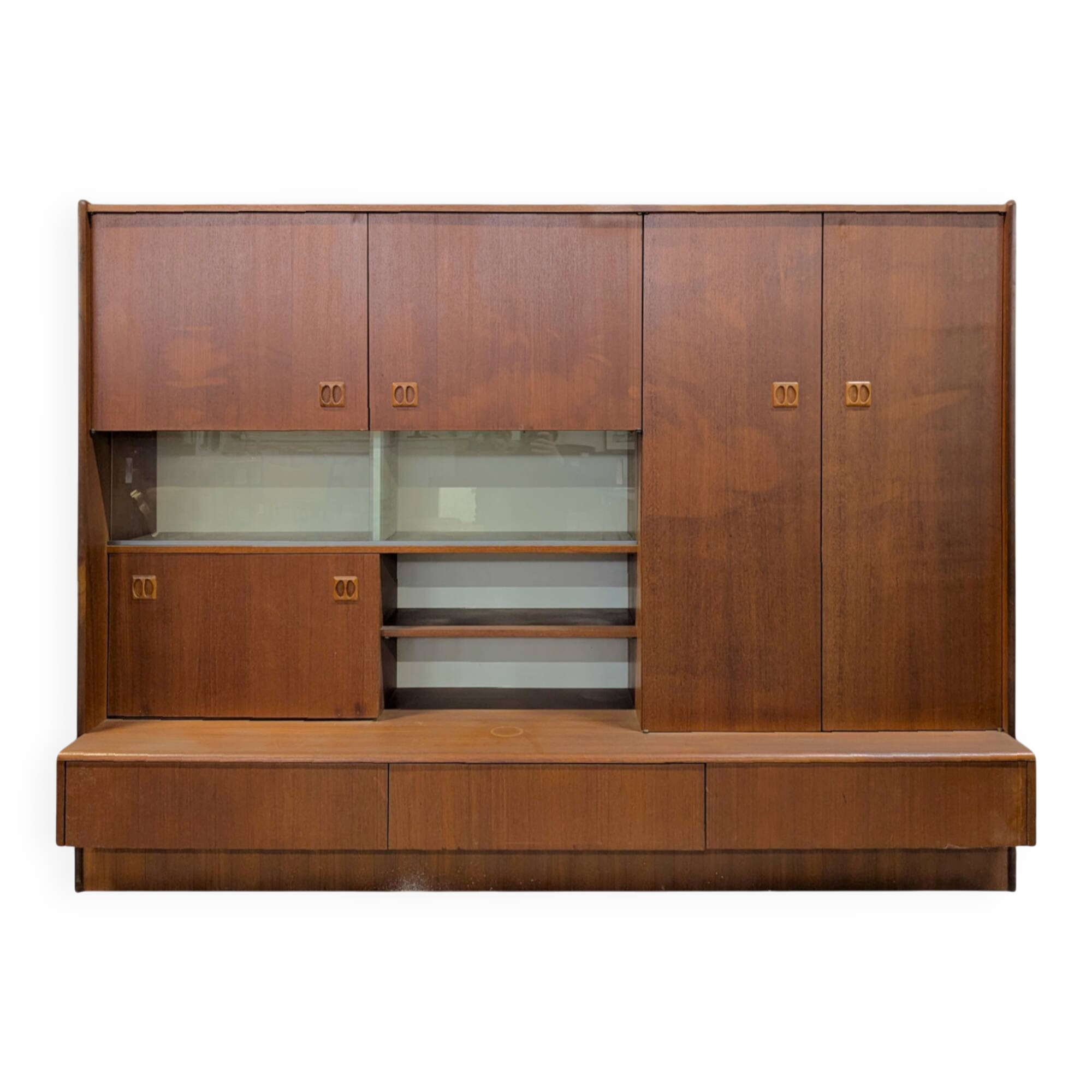 Scandinavian living room teak sideboard