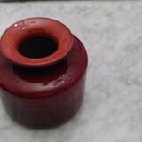 Vase Zaalberg Holland vintage 1960 red