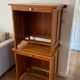 1950s vintage children's desk in light oak