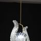 Charming Murano Glass Art Deco Pendant Chandelier by Ercole Barovier, 1940s