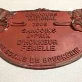 Plate competition agricultural sancoins 2005,4th prize of honor female