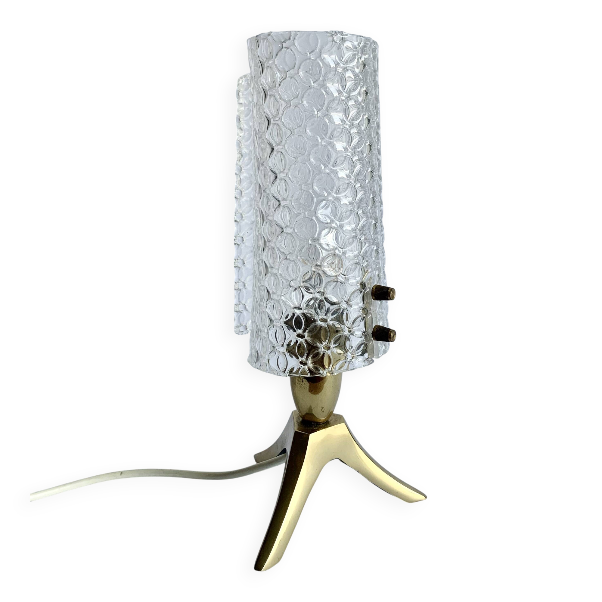 Brass tripod lamp, 1950s