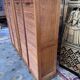 Pair of notary curtain binder furniture in oak 1950