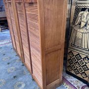 Pair of notary curtain binder furniture in oak 1950